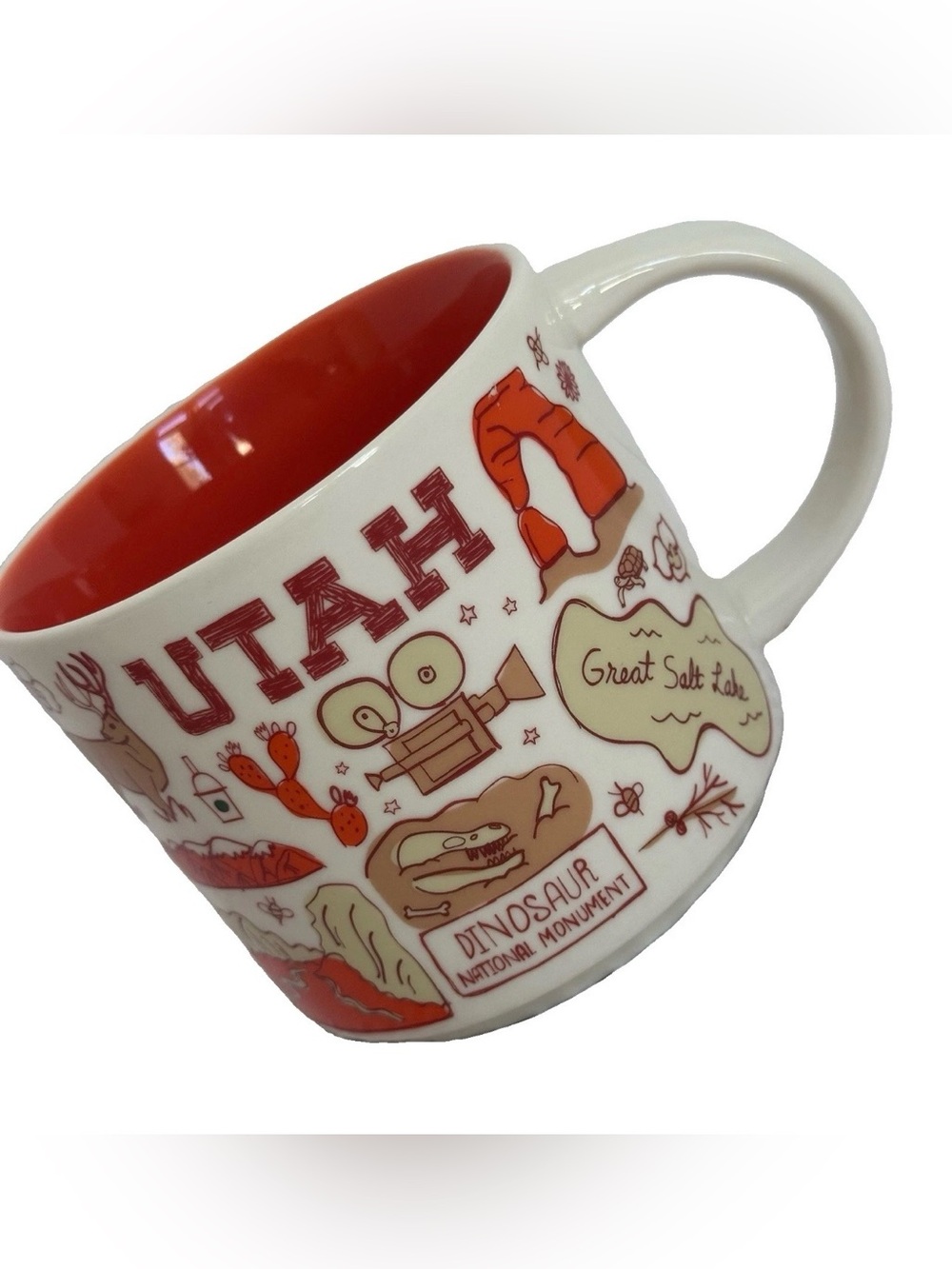 Starbucks Utah Mug Been There Around The Globe 14 oz Coffee Cup Collectible 2018